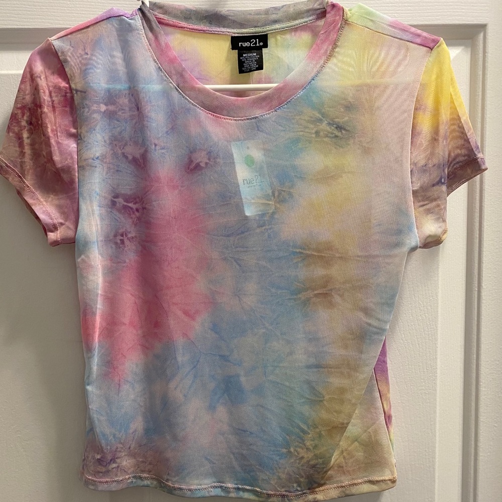 See through crop top